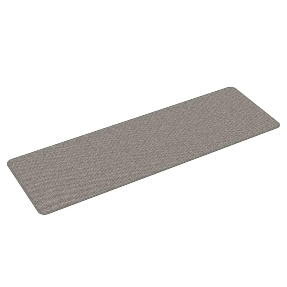 VIDAXL Tapis de couloir aspect sisal argente 50x150 cm