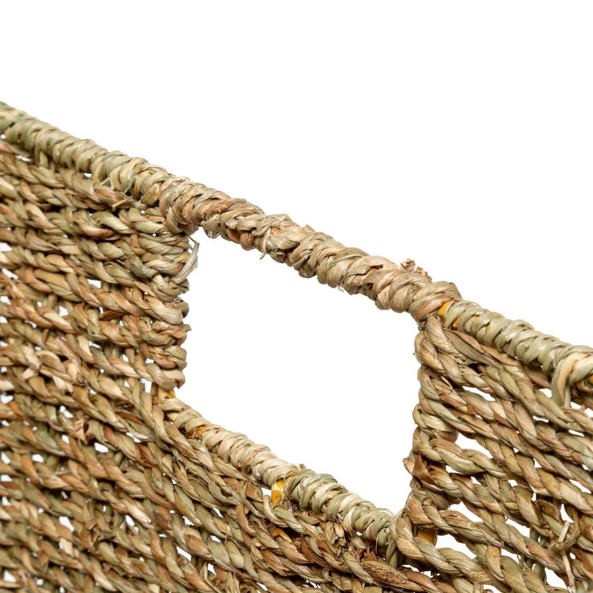 Voir la diapositive 2 : FIVE Panier de rangement  seagrass  31x15cm naturel