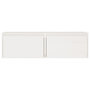Voir la diapositive 5 : VIDAXL Armoires murales 2 pcs Blanc 60x30x35 cm Bois de pin massif