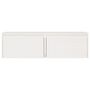 Voir la diapositive 5 : VIDAXL Armoires murales 2 pcs Blanc 60x30x35 cm Bois de pin massif