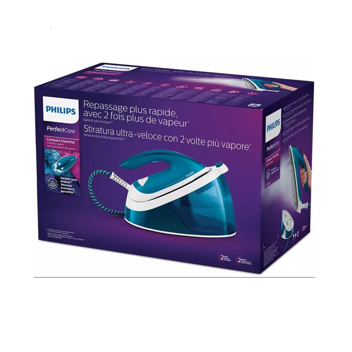 Philips Centrale vapeur GC6840/20 bleu 1,3L