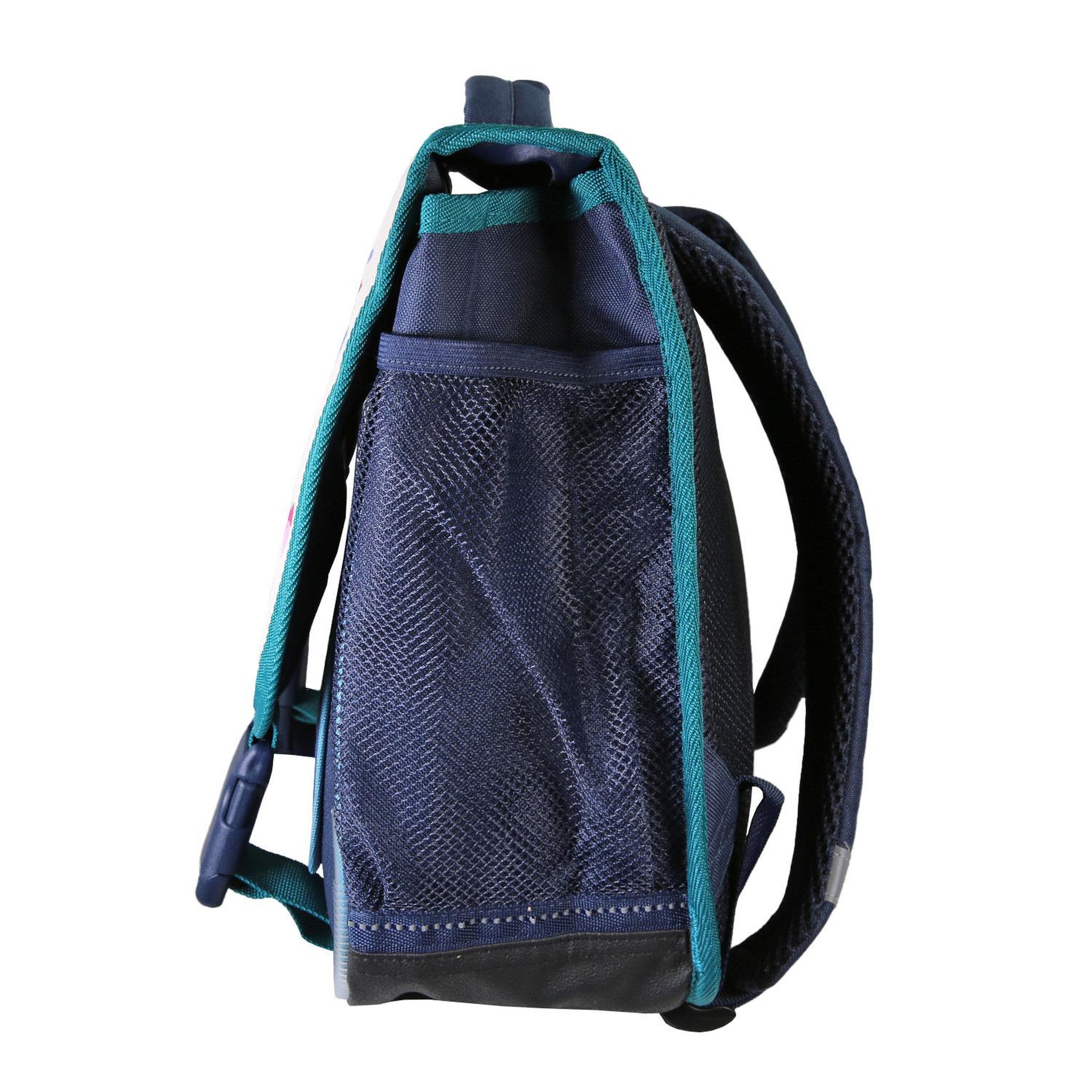 Voir la diapositive 3 : Bagtrotter Lili Lou - Cartable scolaire 38 cm - Beige/Bleu - Fille - 2 Compartiments