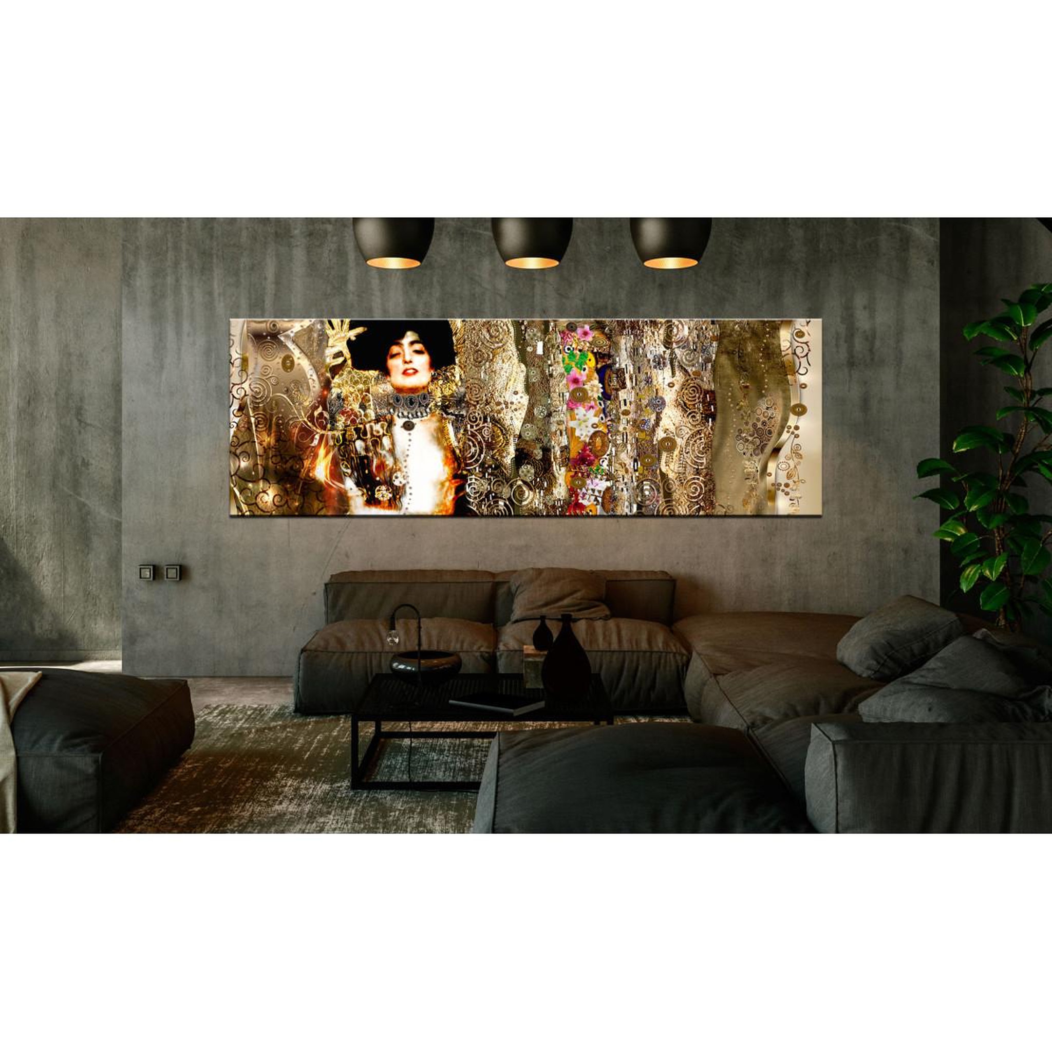Voir la diapositive 2 : Paris Prix Tableau Imprimé  Judith & Flowers Narrow