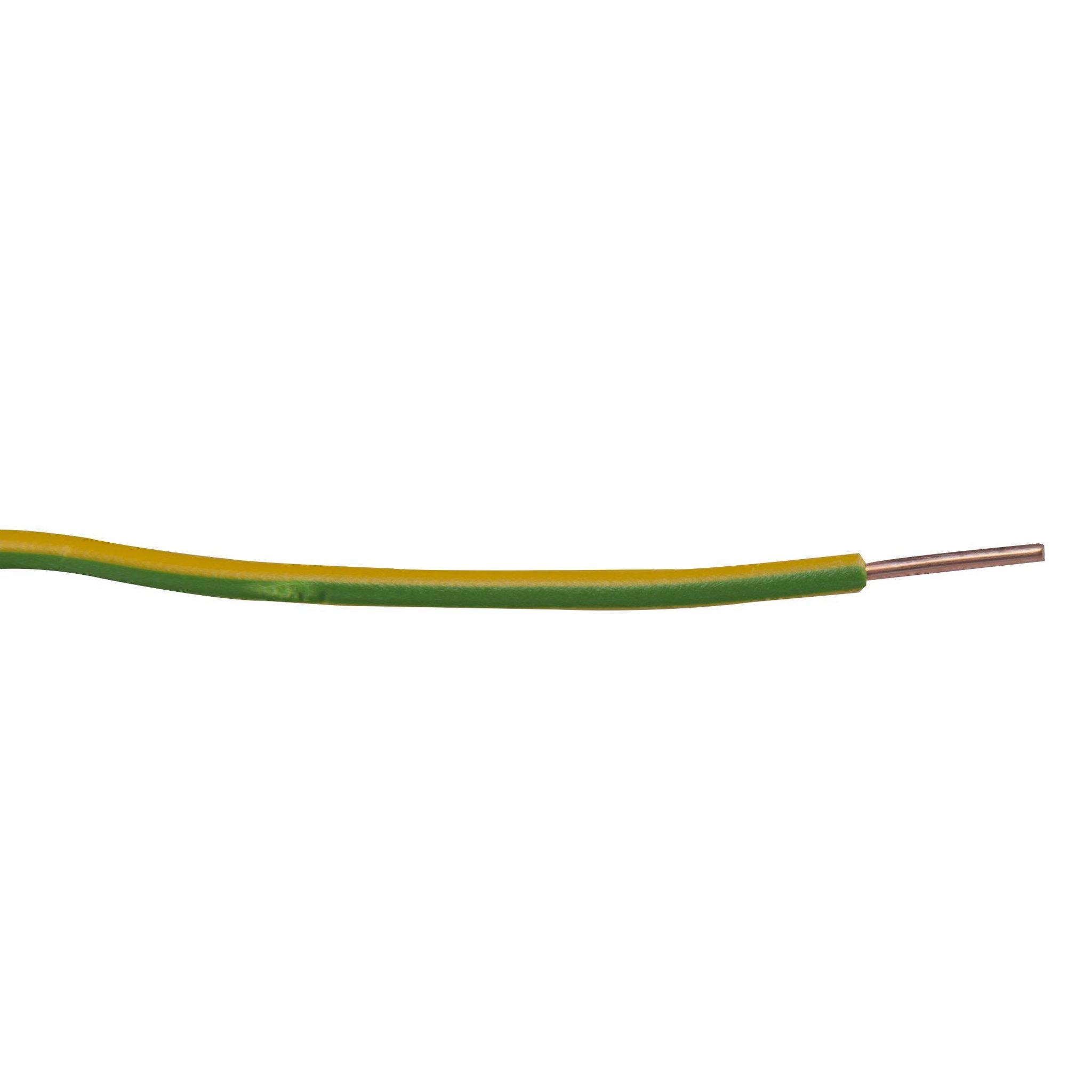 Voir la diapositive 4 : ZENITECH Câble électrique HO7V-U 1,5 mm2 jaune 10 m