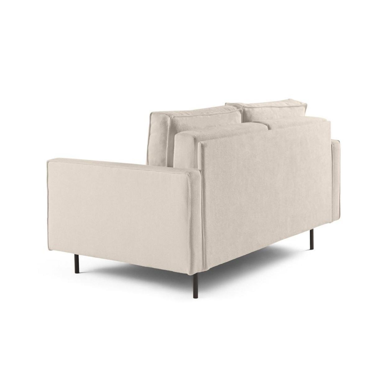 LISA DESIGN Charlie - canapé droit 2 places - en tissu