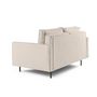 Voir la diapositive 4 : LISA DESIGN Charlie - canapé droit 2 places - en tissu