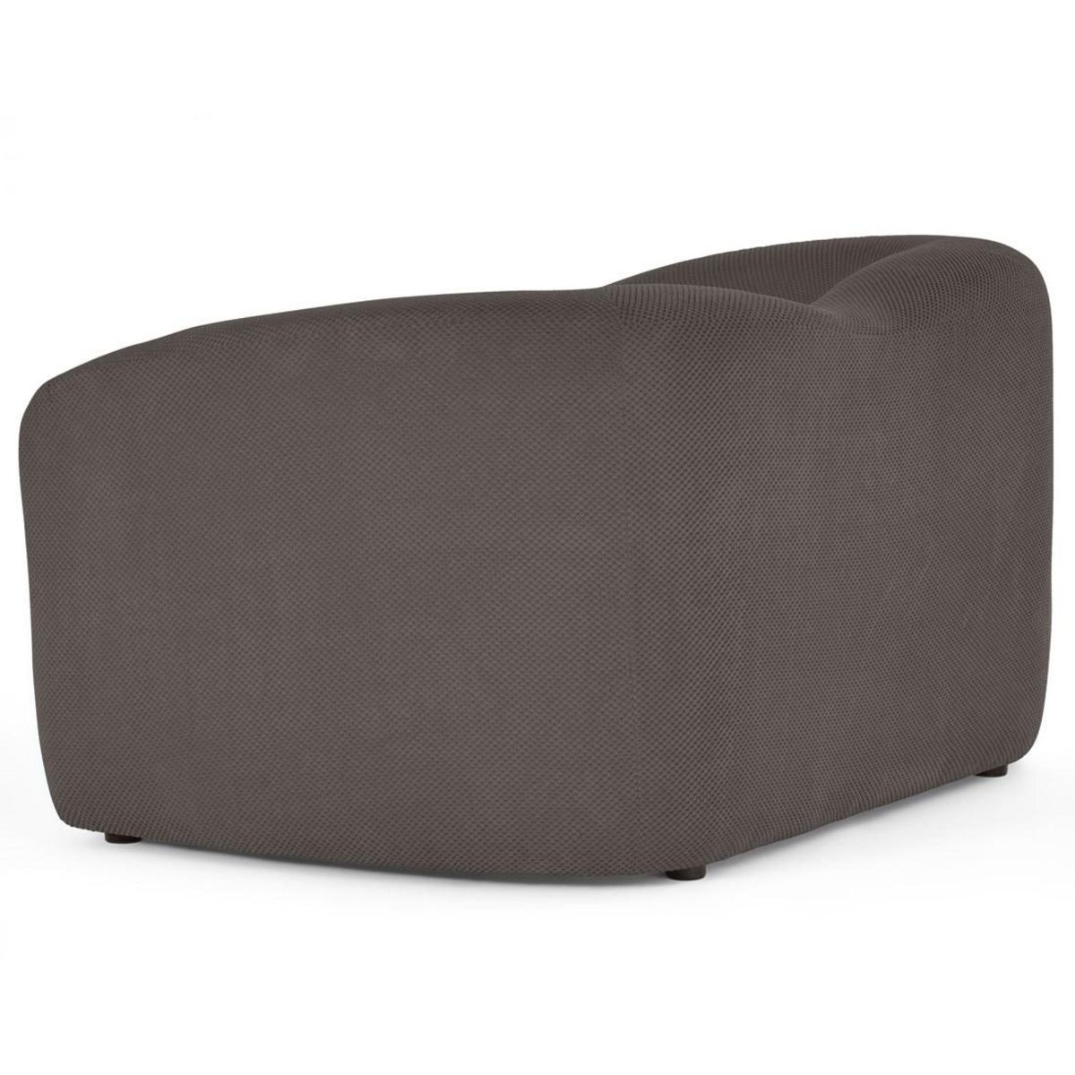 LISA DESIGN Charles - canapé droit 2 places en velours texturé