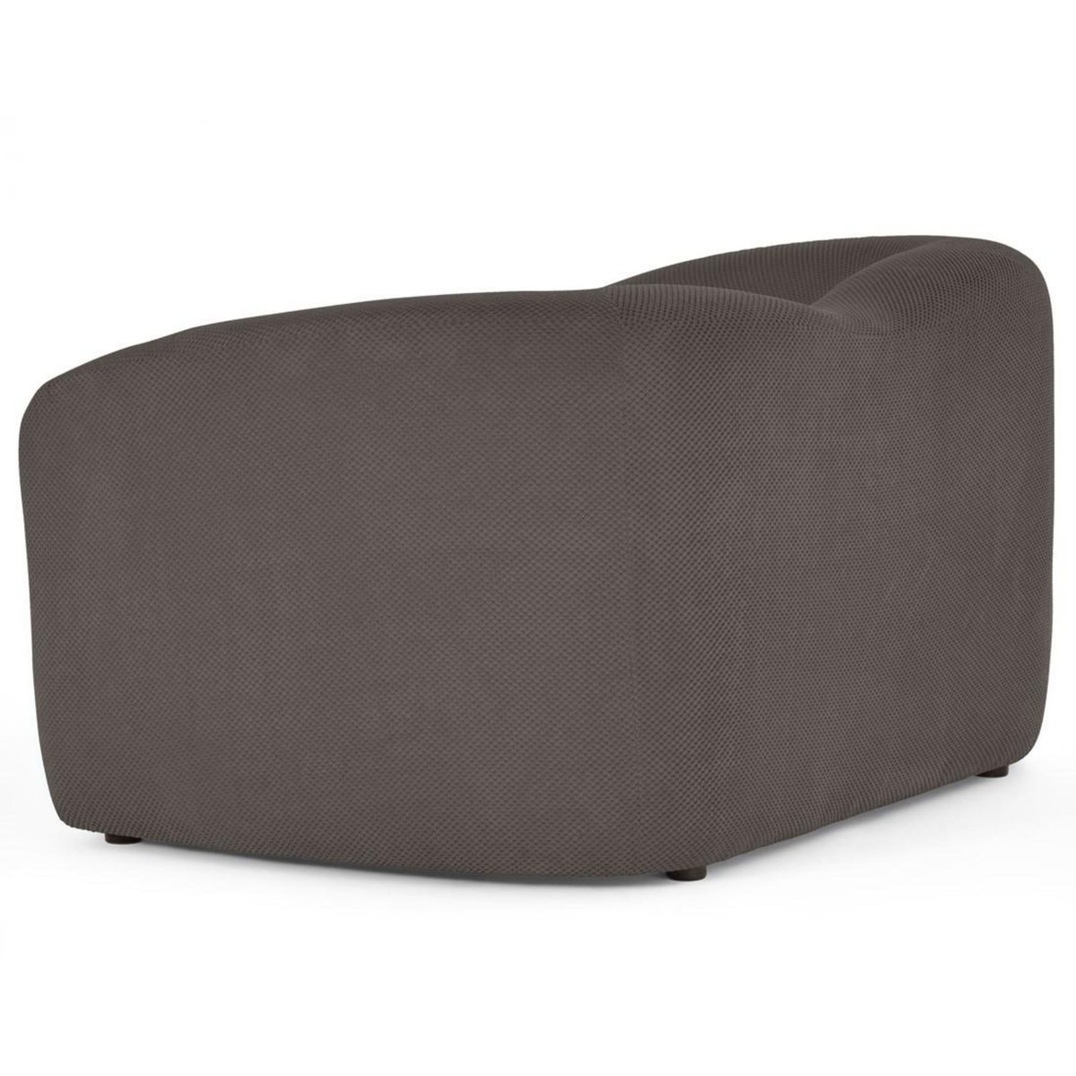 LISA DESIGN Charles - canapé droit 2 places en velours texturé