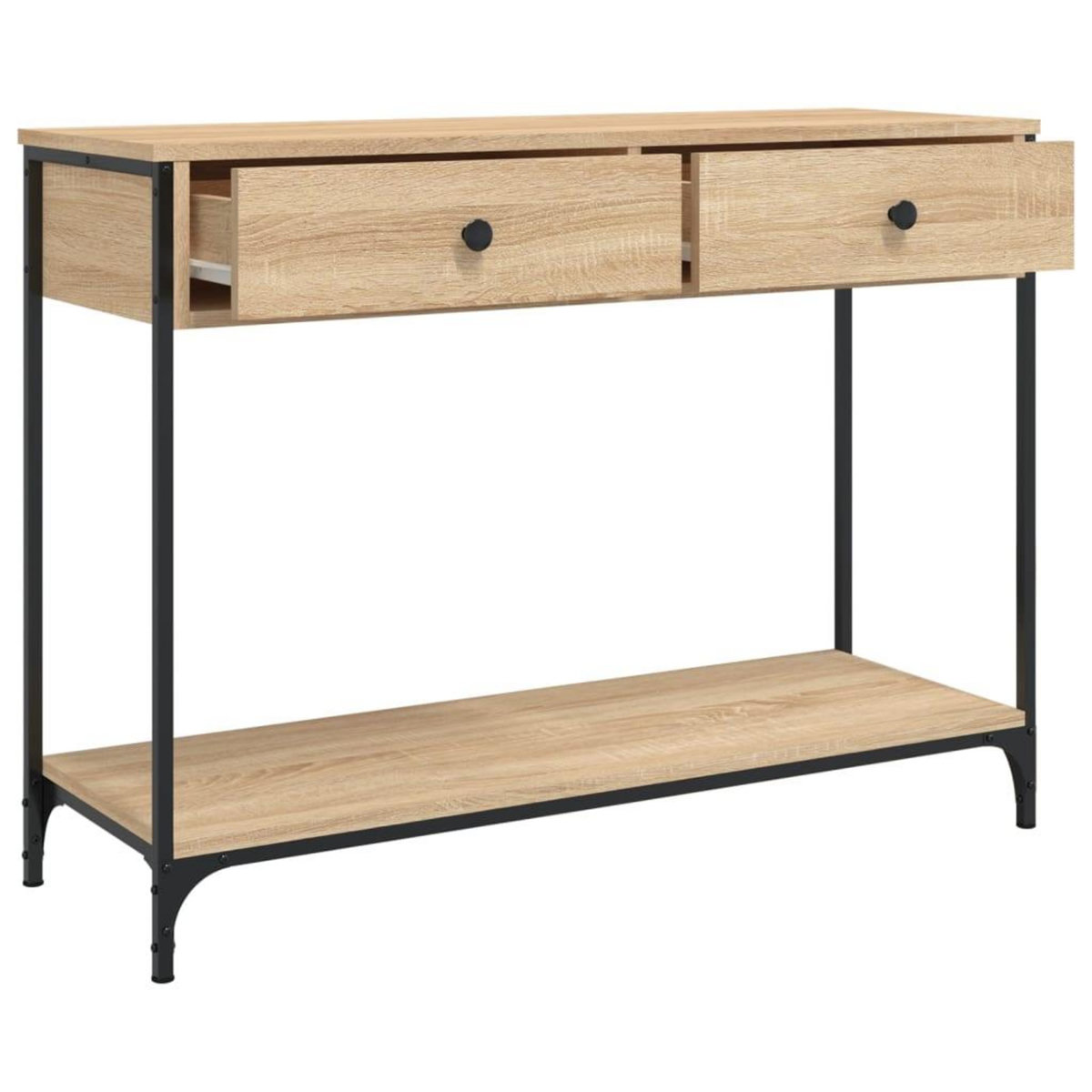 VIDAXL Table console chene sonoma 100x34,5x75 cm bois d'ingenierie