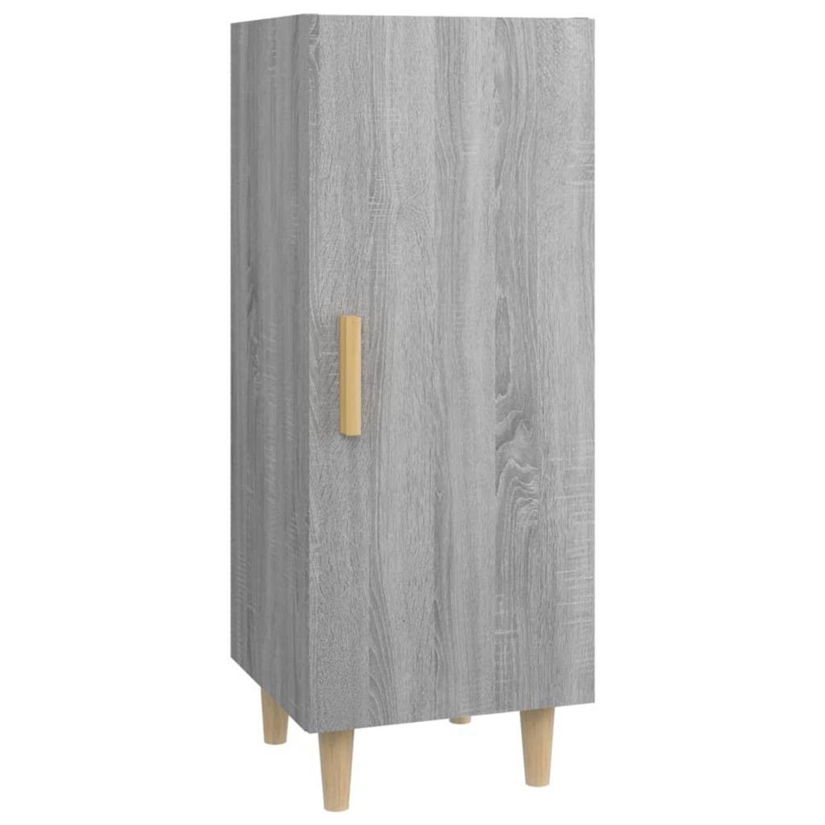 VIDAXL Buffet Sonoma gris 34,5x34x90 cm Bois d'ingenierie