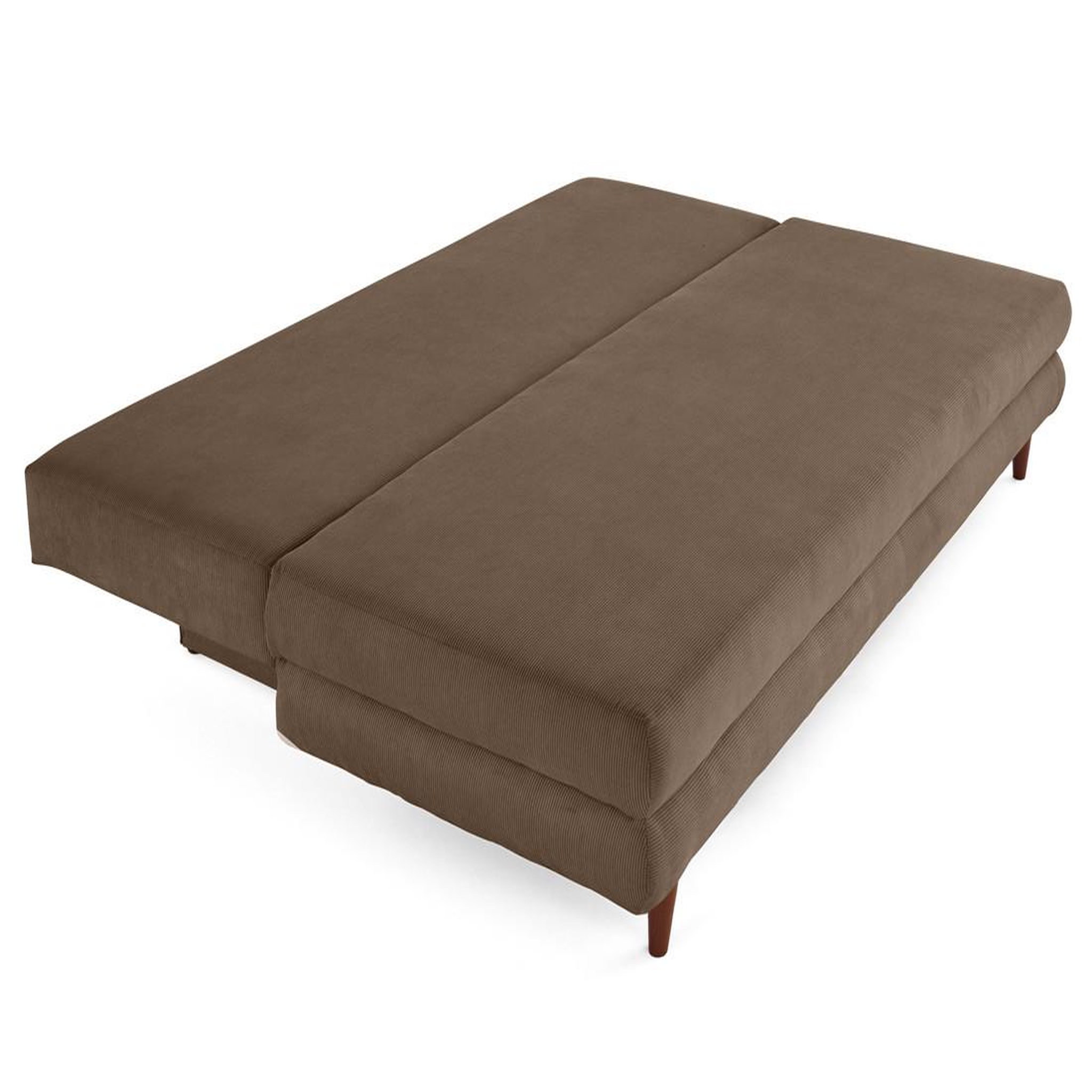 Voir la diapositive 2 : BEST MOBILIER Wonder - canapé 3 places convertible avec coffre en velours côtelé