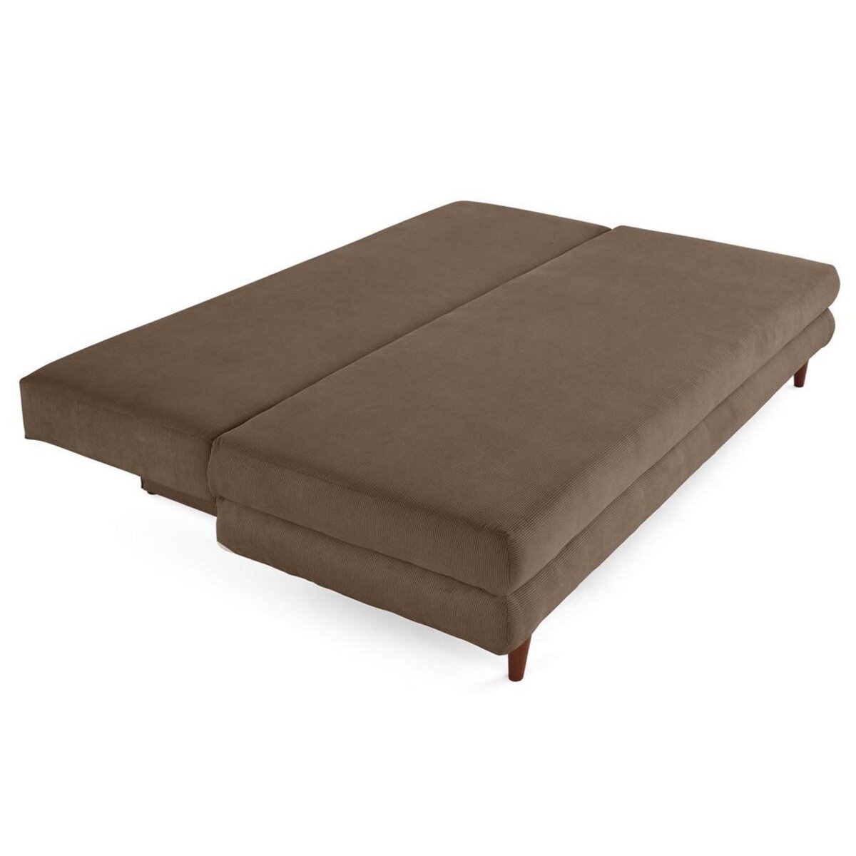 BEST MOBILIER Wonder - canapé 3 places convertible avec coffre en velours côtelé