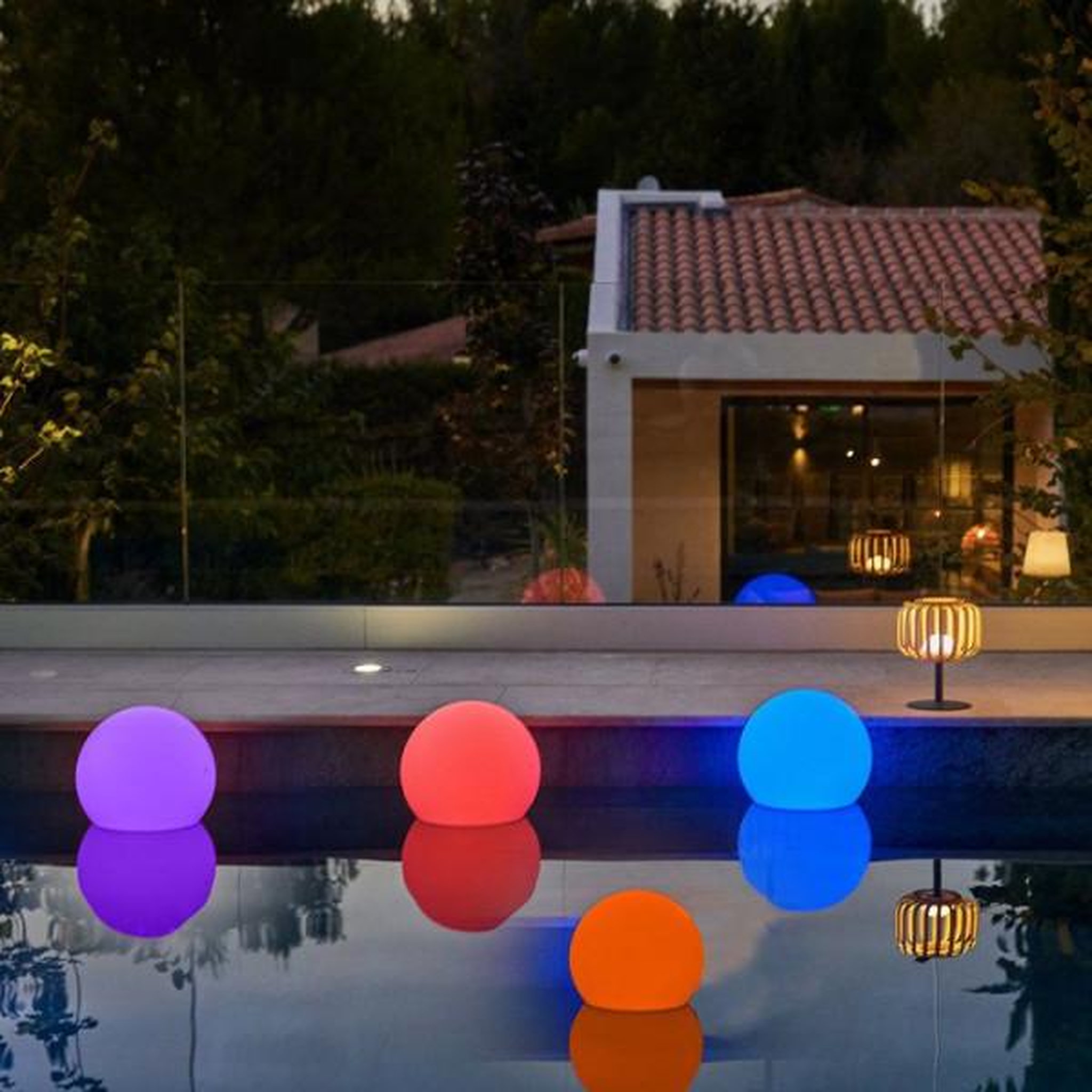 Voir la diapositive 3 : Lumisky Boule lumineuse boule lumineuse sans fil flottante led m