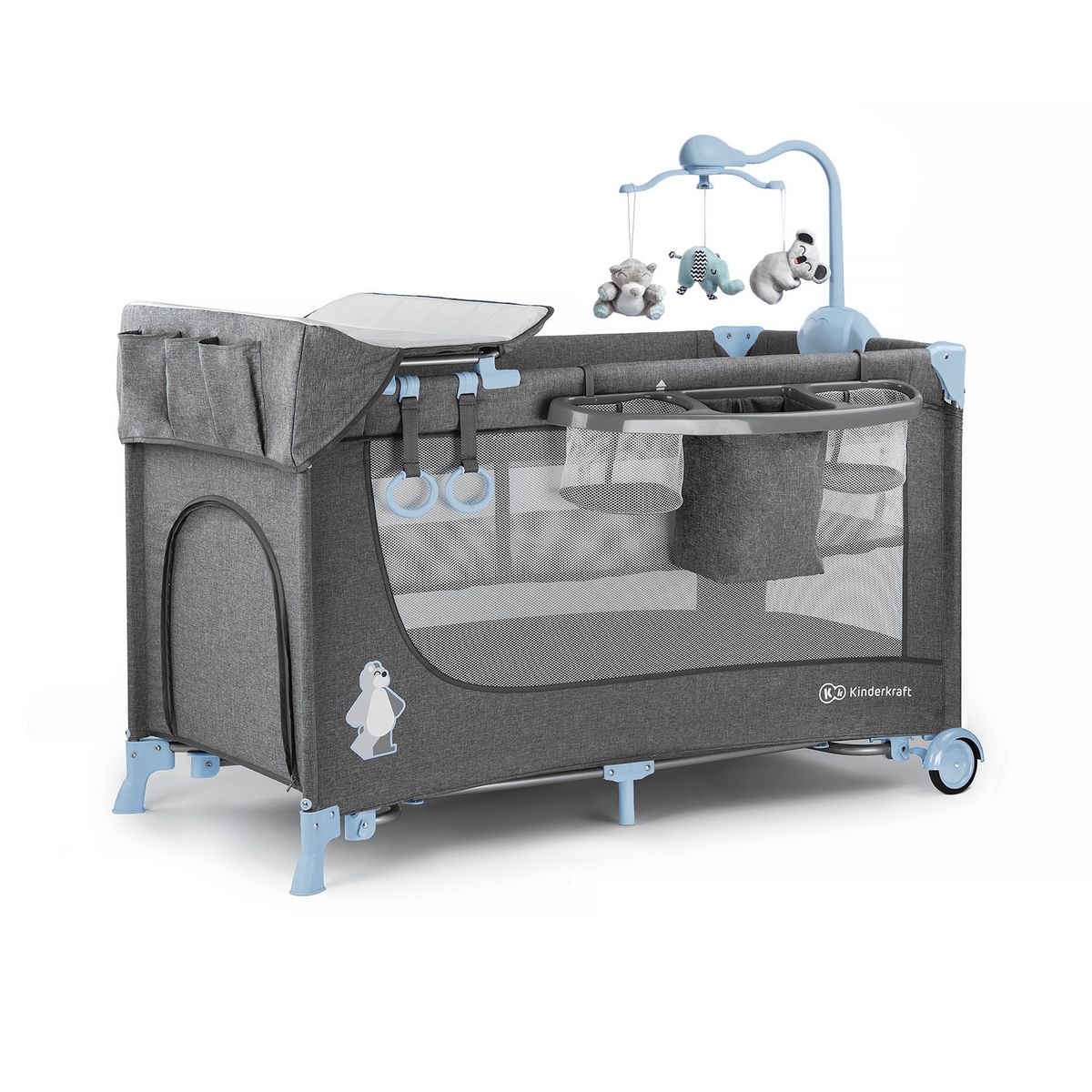 KINDERKRAFT Lit parapluie avec accessoires Joy