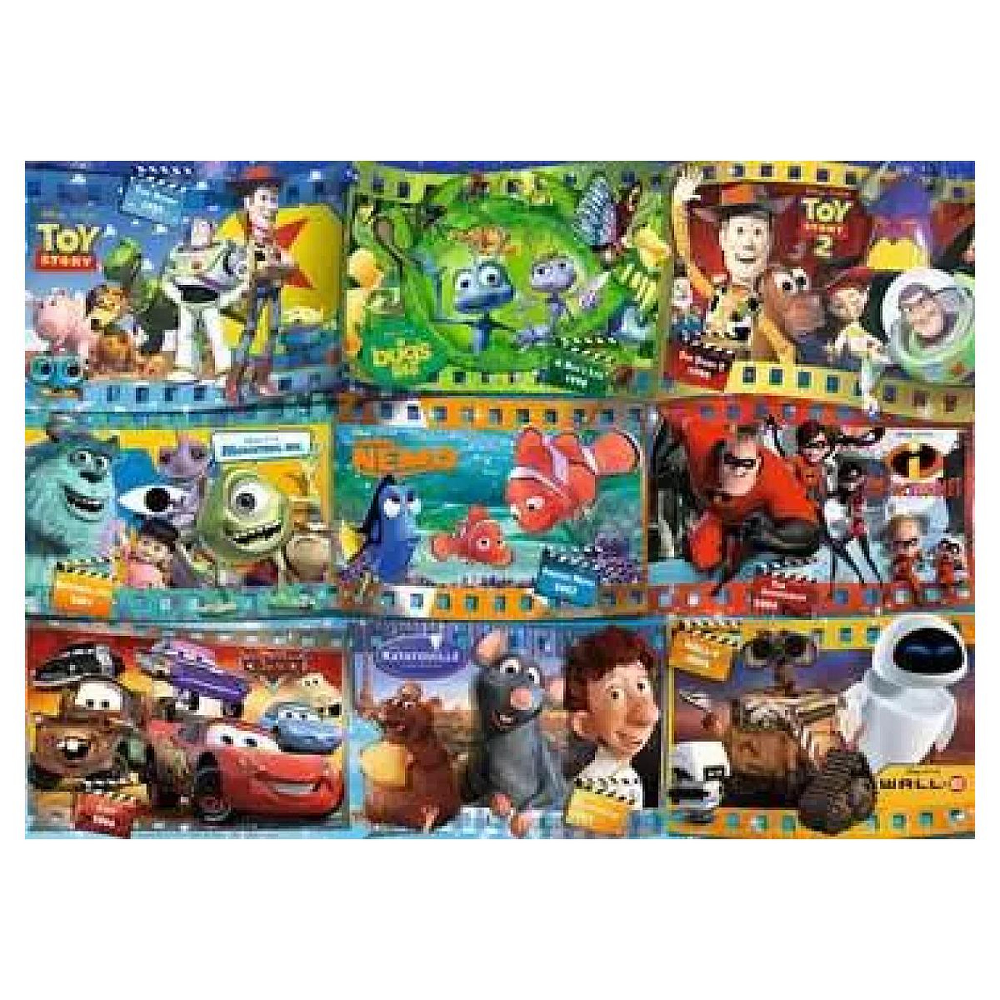 Voir la diapositive 2 : RAVENSBURGER puzzle 1000 pièces - les films DIsney Pixar