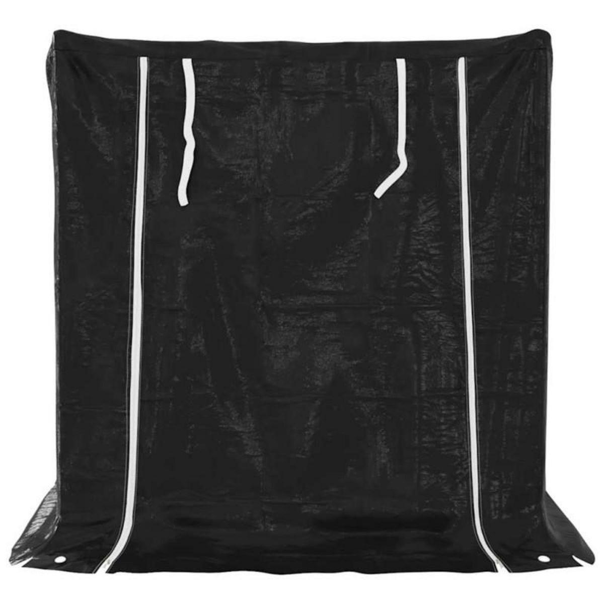 VIDAXL Portant de bois de chauffage et housse de pluie acier galvanisé