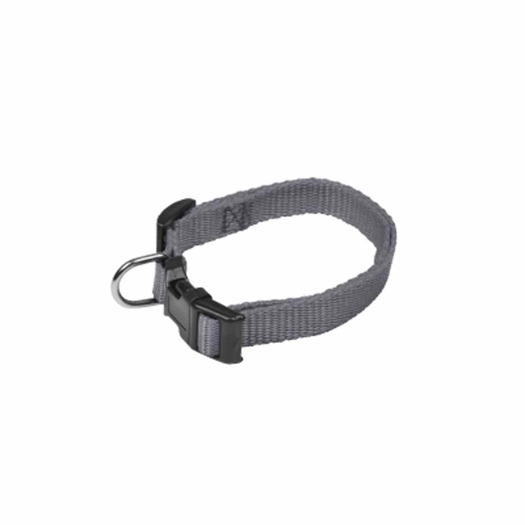 HOMEA Collier réglable chien  essentiel  25-35cm anthracite