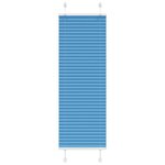 VIDAXL Store plisse bleu 40x100 cm largeur du tissu 39,4 cm polyester