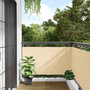 Voir la diapositive 1 : VIDAXL Ecran d'intimite de balcon creme 700x120 cm PVC