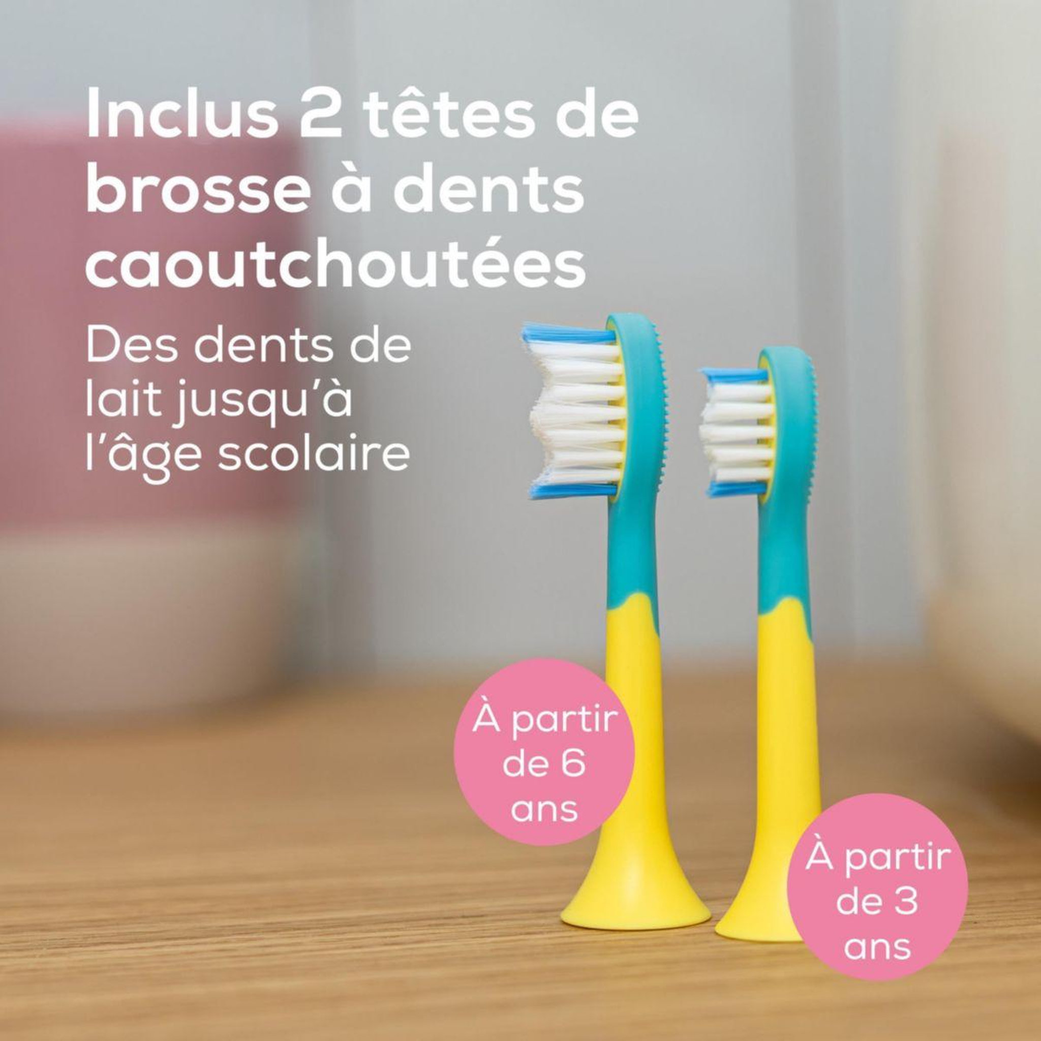 Voir la diapositive 3 : Beurer Brosse à dents électrique à dents SC 11 Seastar Pink