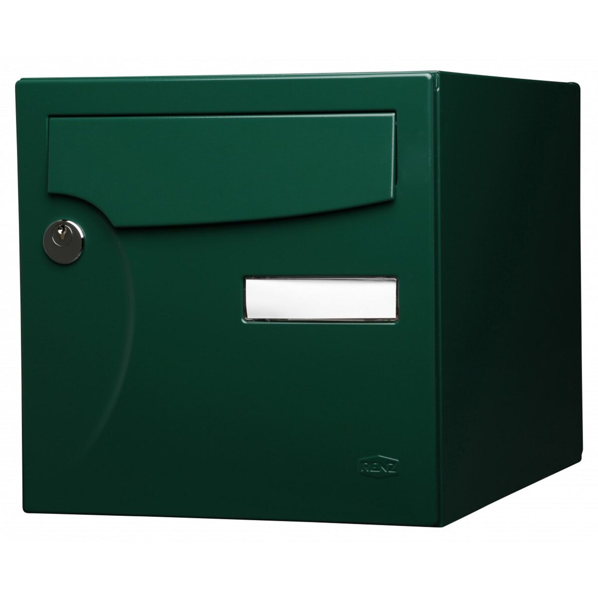 RENZ Boîte aux lettres normalisée 2 portes extérieur RENZ acier vert brillant