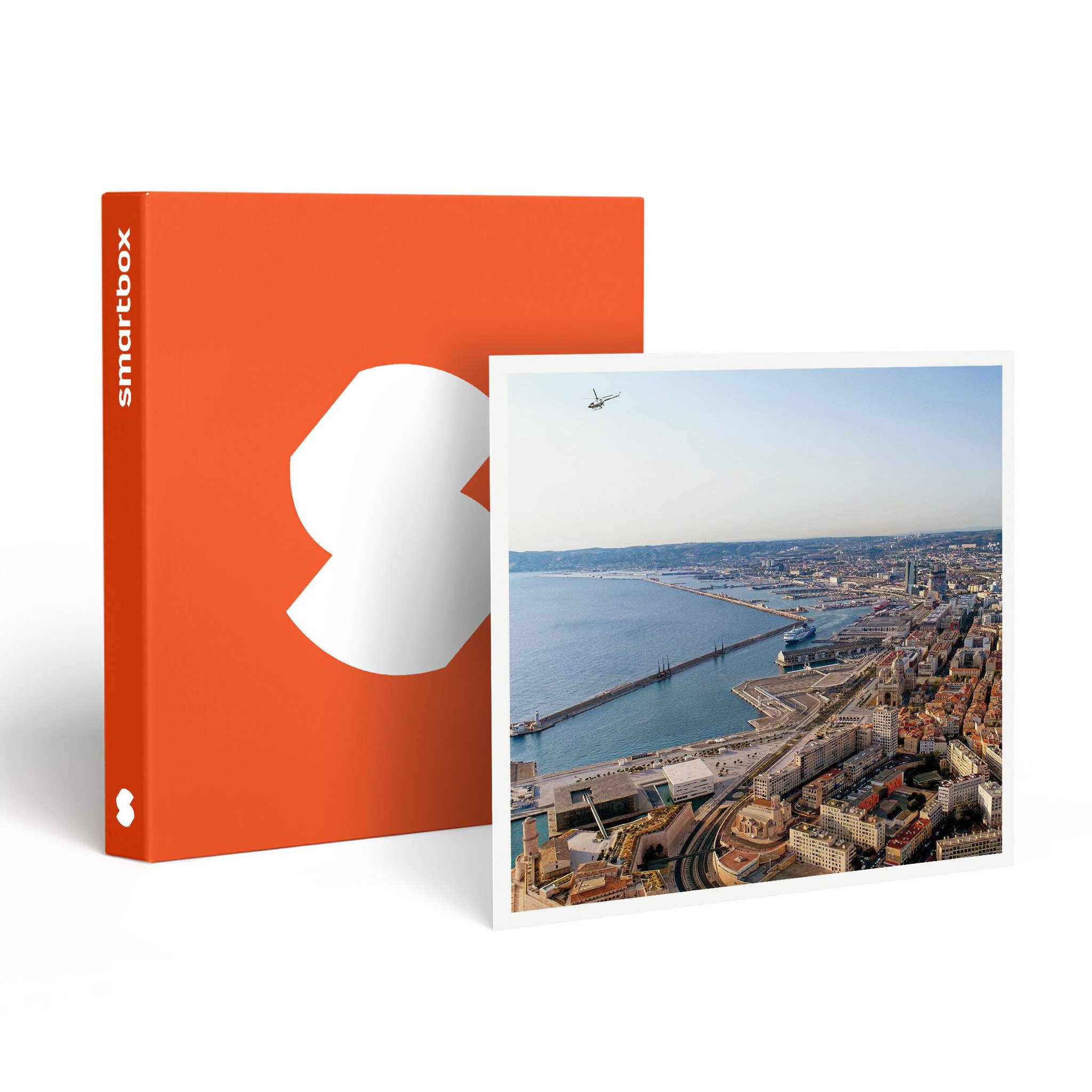 Smartbox Vol en hélicoptère de 30 min au-dessus de marseille et ses environs - coffret cadeau sport & aventure