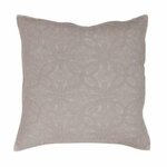 Paris Prix Housse de Coussin  Florette  60x60cm Taupe