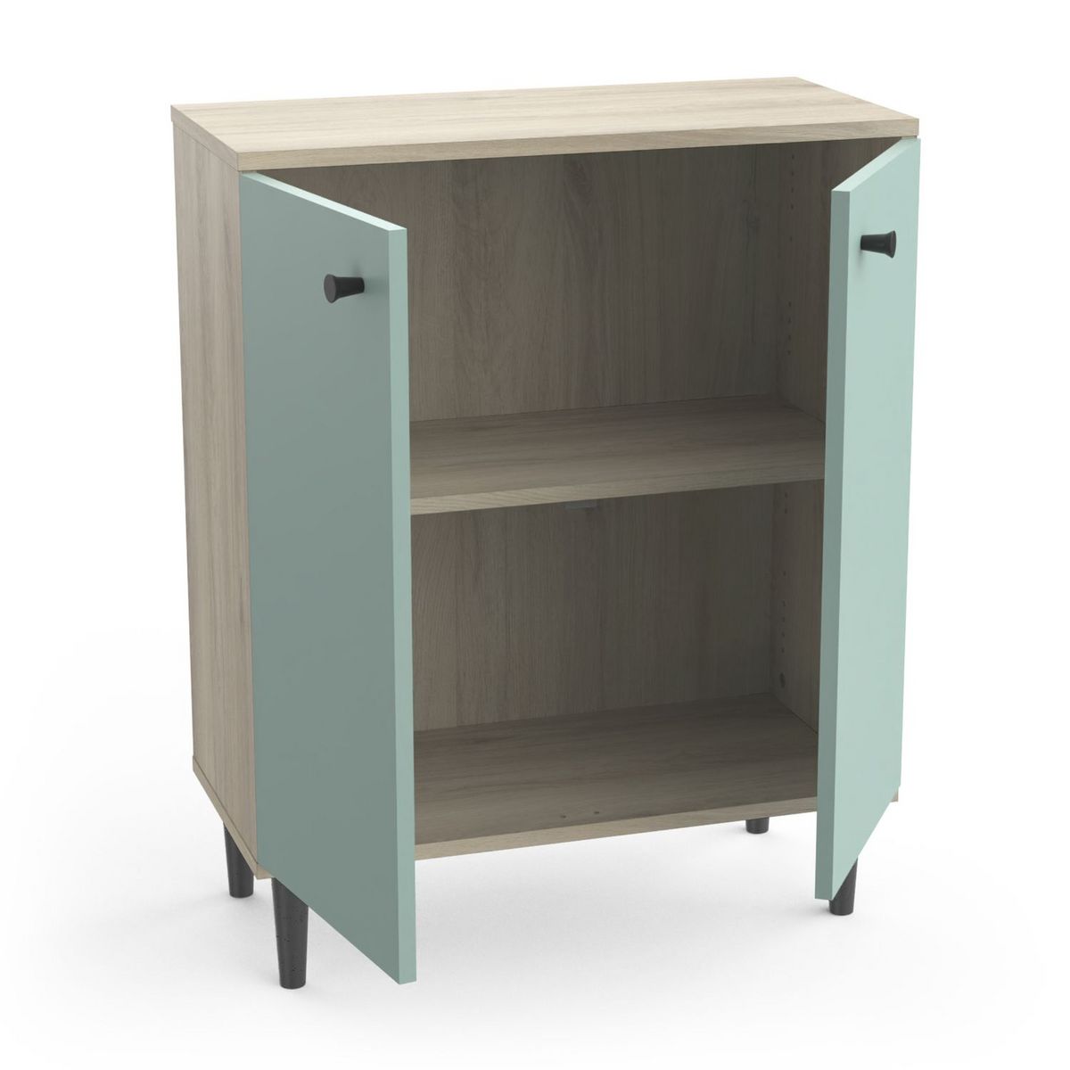 Buffet 2 portes style industriel L60cm SMART