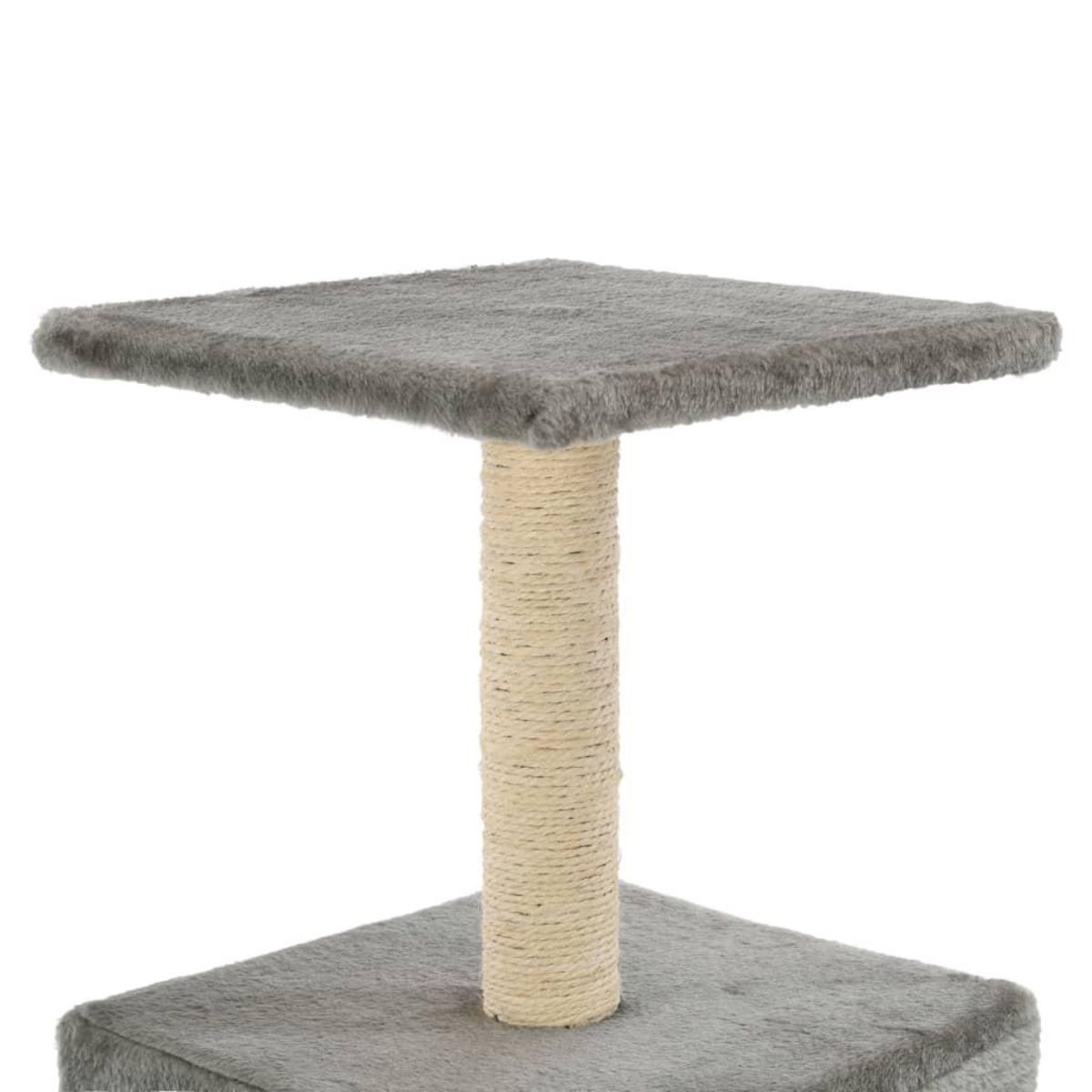 VIDAXL Arbre a chat avec griffoirs en sisal 55 cm Gris