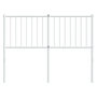 Voir la diapositive 3 : VIDAXL Tete de lit metal blanc 120 cm
