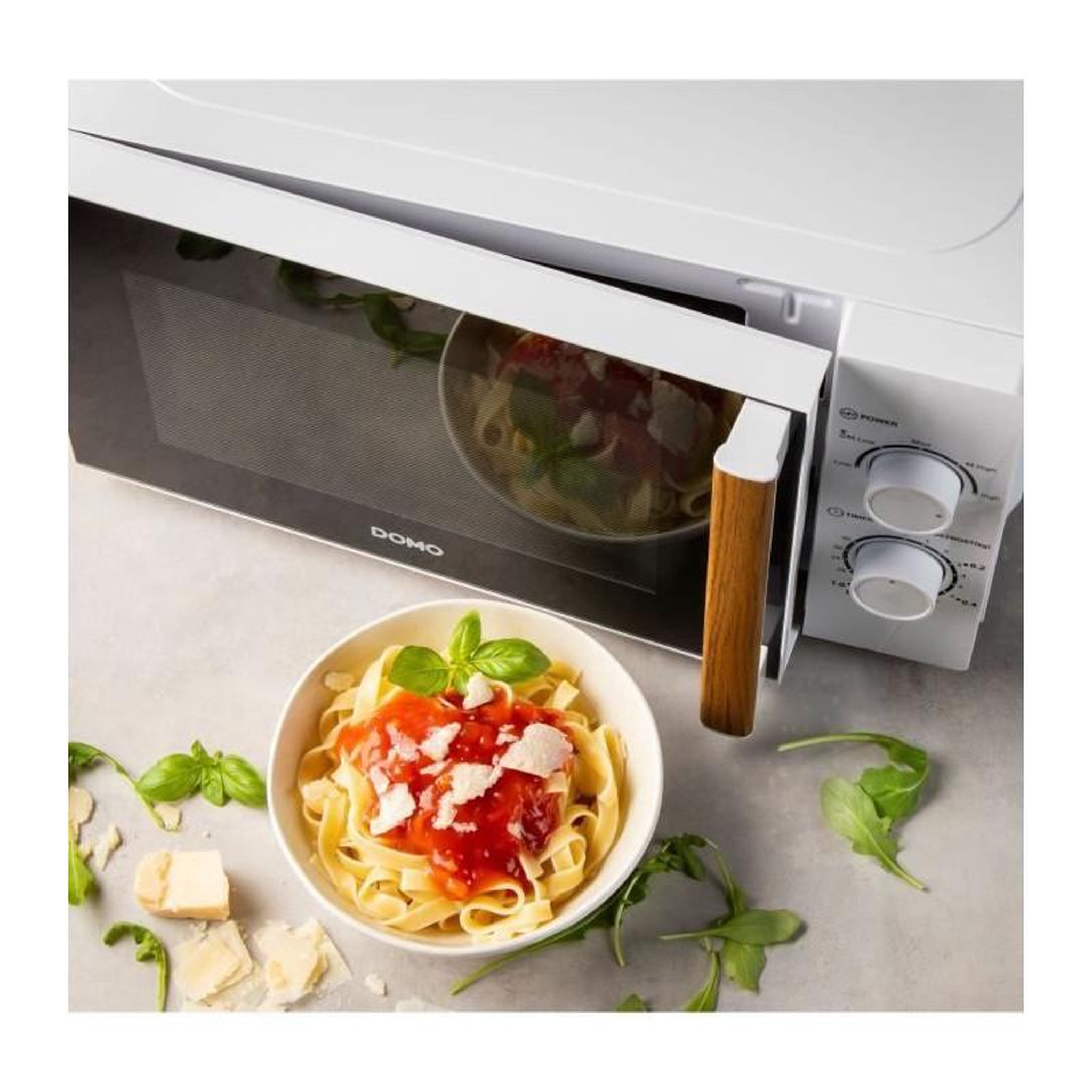 Voir la diapositive 6 : Domo Micro-ondes solo 20l 700w blanc - do2720