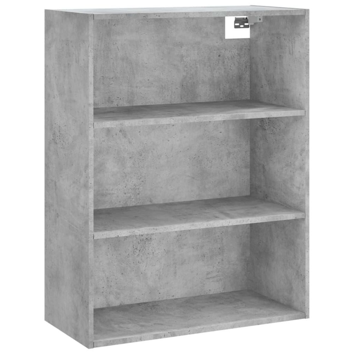 VIDAXL Buffet haut Gris beton 69,5x34x180 cm Bois d'ingenierie