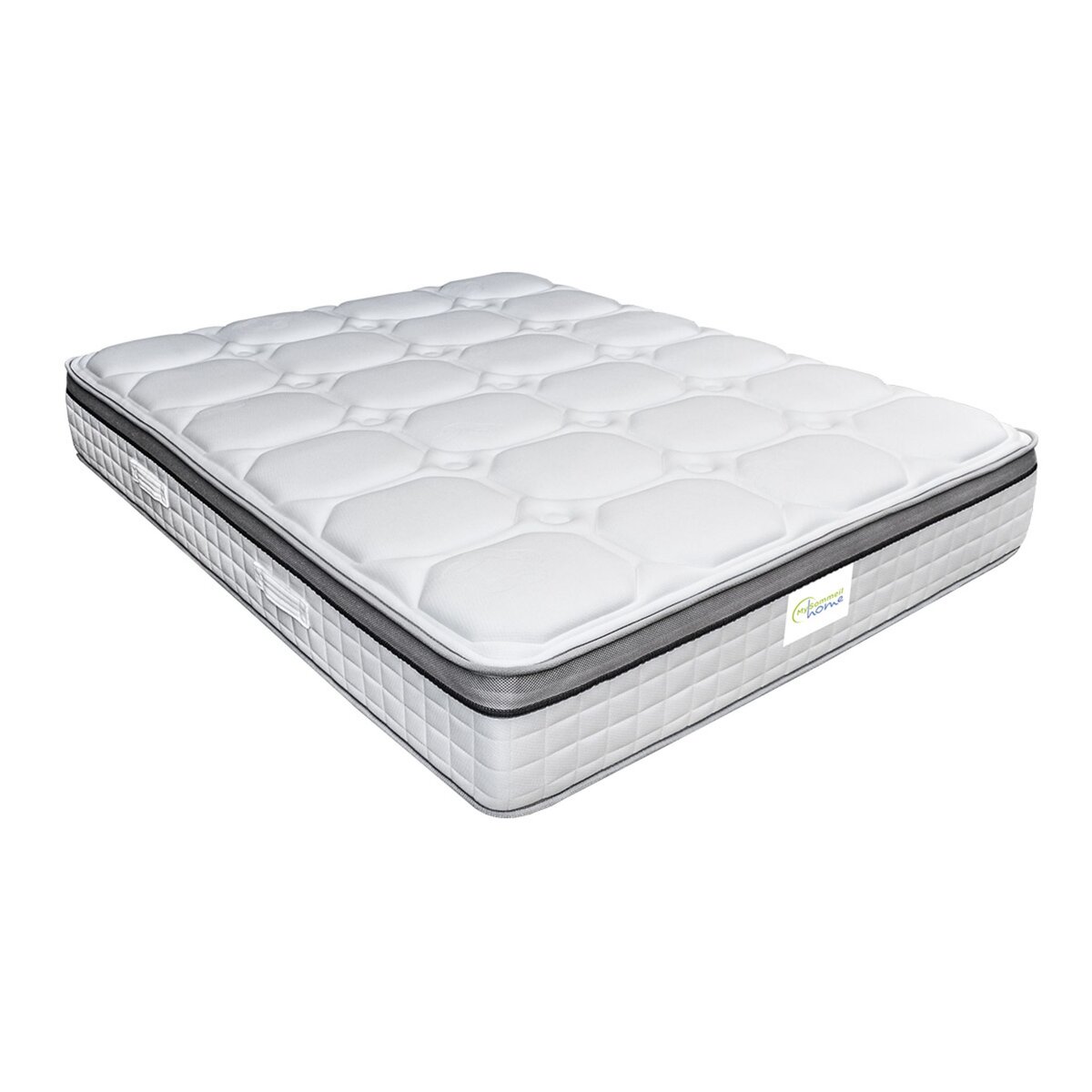 MySommeil Home Matelas ressorts ensachés accueil mémoire de forme 140x190cm NUAGE