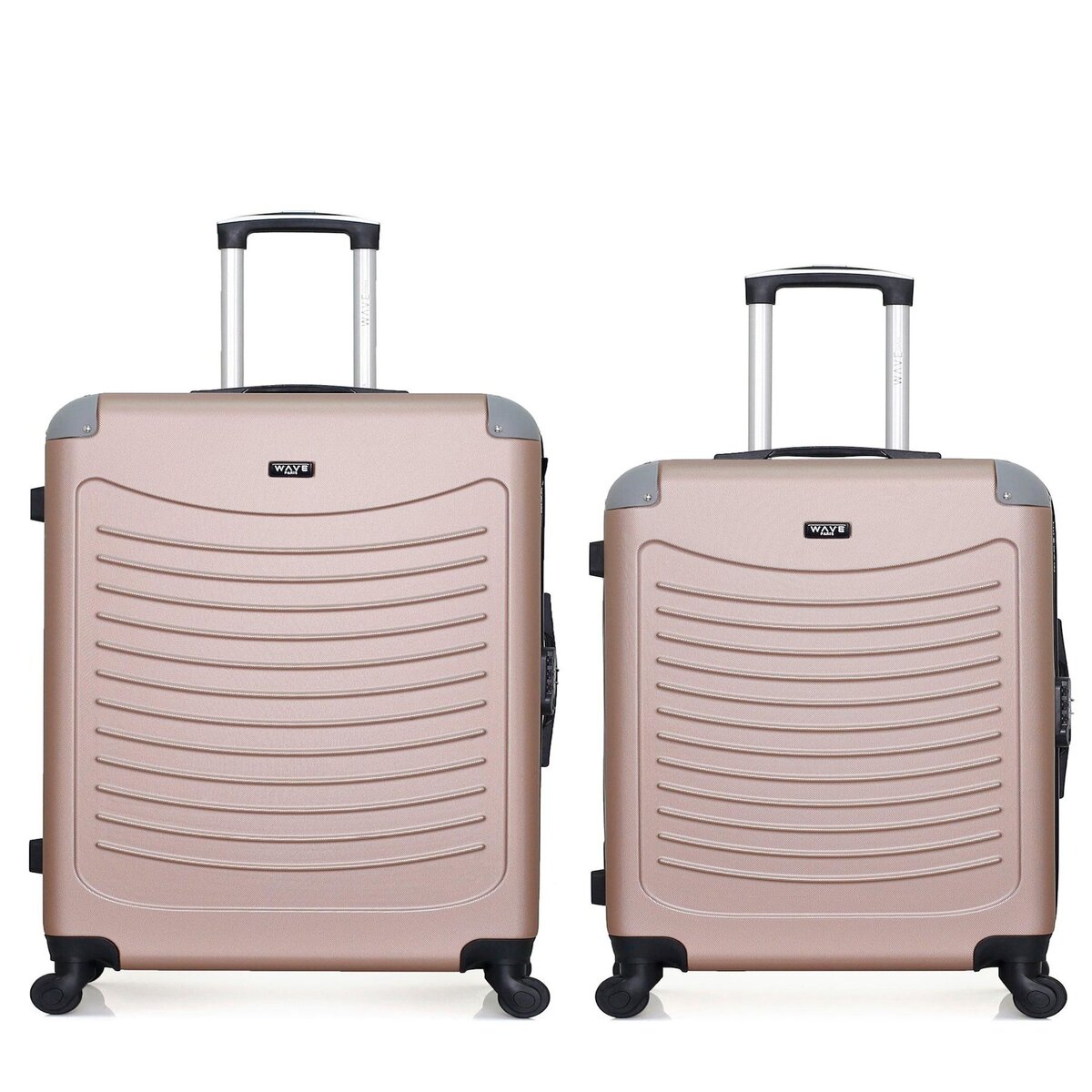 WAVE PARIS WAVE PARIS - Lot de 2 - Valise grand format et valise weekend CONGO