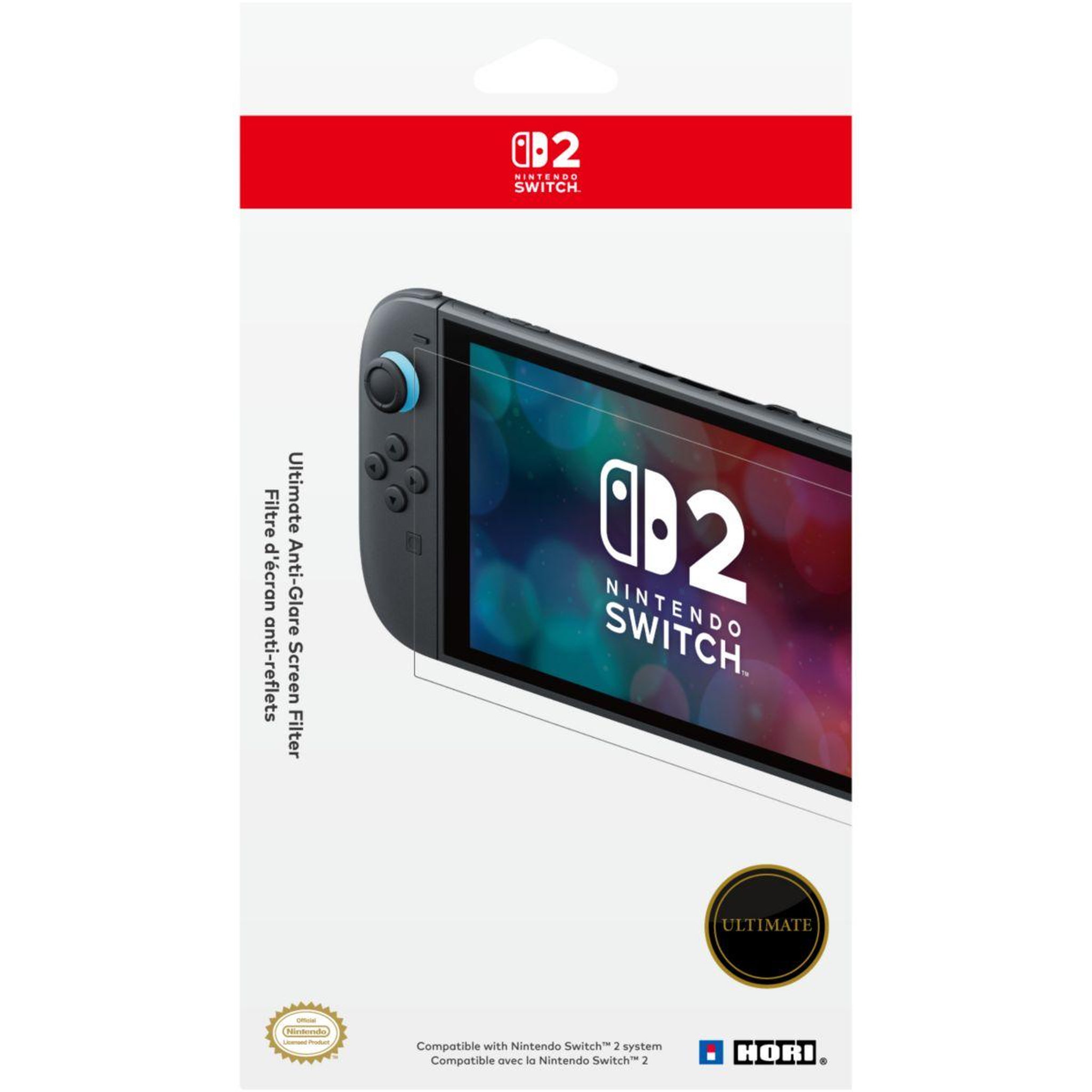 Voir la diapositive 2 : HORI Protection écran anti reflets switch 2