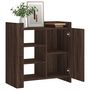 Voir la diapositive 3 : VIDAXL Buffet chene marron 73,5x35x75 cm bois d'ingenierie