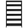 Voir la diapositive 4 : VIDAXL Etagere a chaussures noir 60x25x100 cm bois d'ingenierie