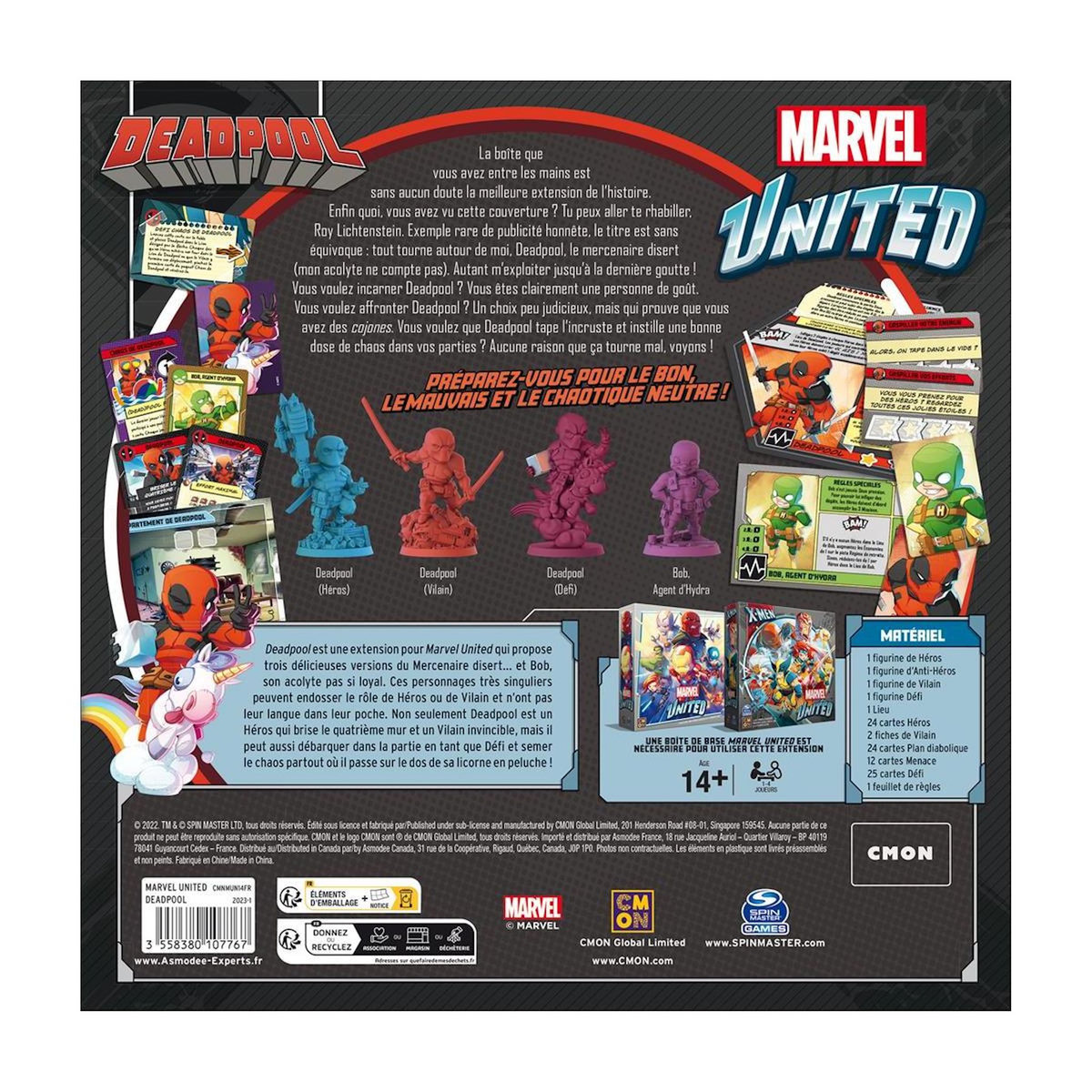 Asmodee Marvel United Dead pool edition