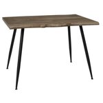 Paris Prix Table de Repas  Forest II  110cm Naturel & Noir
