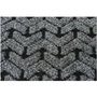 Voir la diapositive 2 : HDI Tapis chevron gris et noir de 40 x 60 cm