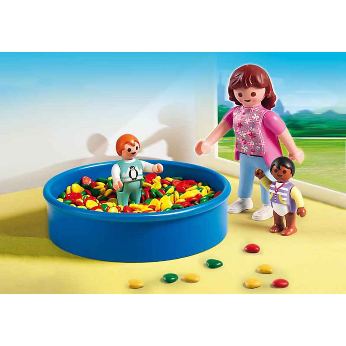 PLAYMOBIL 5572 - City Life - Piscine à balles pour bébés