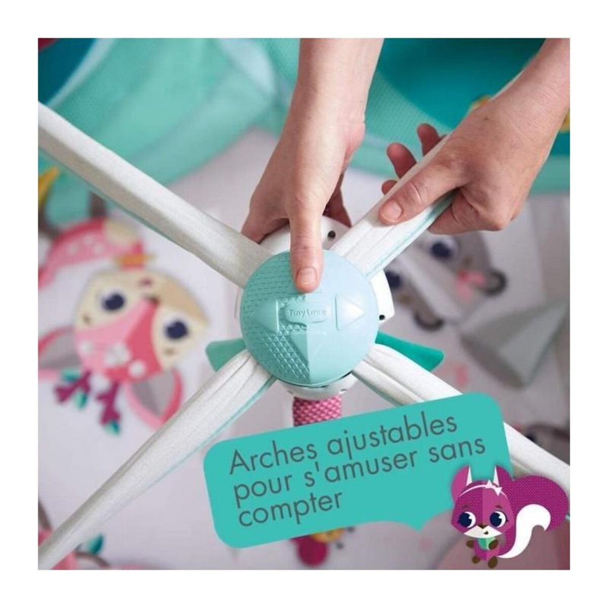 TINY LOVE TINY LOVE Tapis d'éveil bébé Fille Musical, Des la naissance, Collection Princesse, 88 x 78 cm