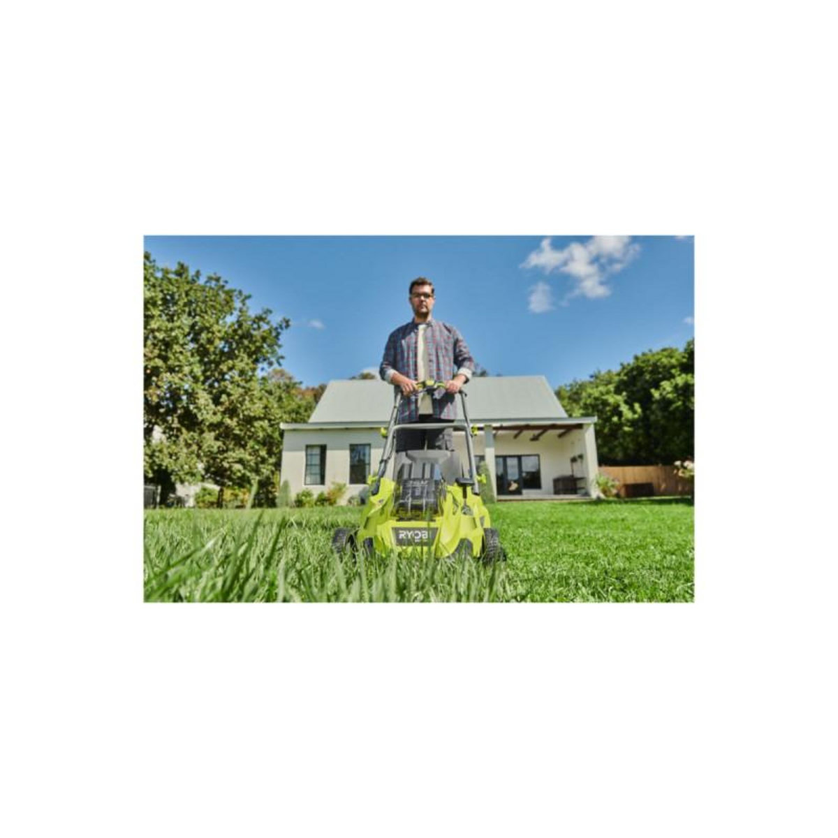 Ryobi Tondeuse RYOBI - 36V MaxPower Brushless - coupe 46cm - 1 batterie 5.0Ah - 1 chargeur - RLM36X46H50PG