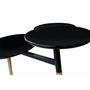 Voir la diapositive 2 : Paris Prix Table d'Appoint Design  Butler  86cm Noir