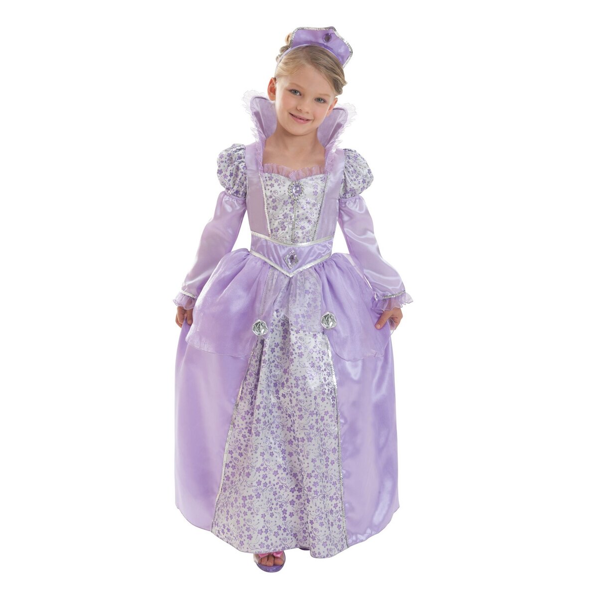 AMSCAN Déguisement Corolle Reine Lilas - taille 8/10 ans
