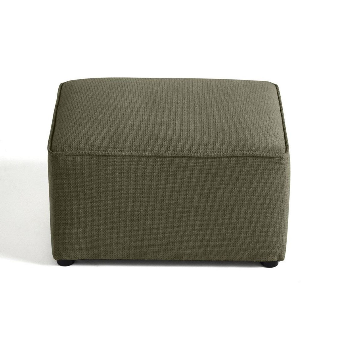 BEST MOBILIER Canopy - pouf - en tissu texturé
