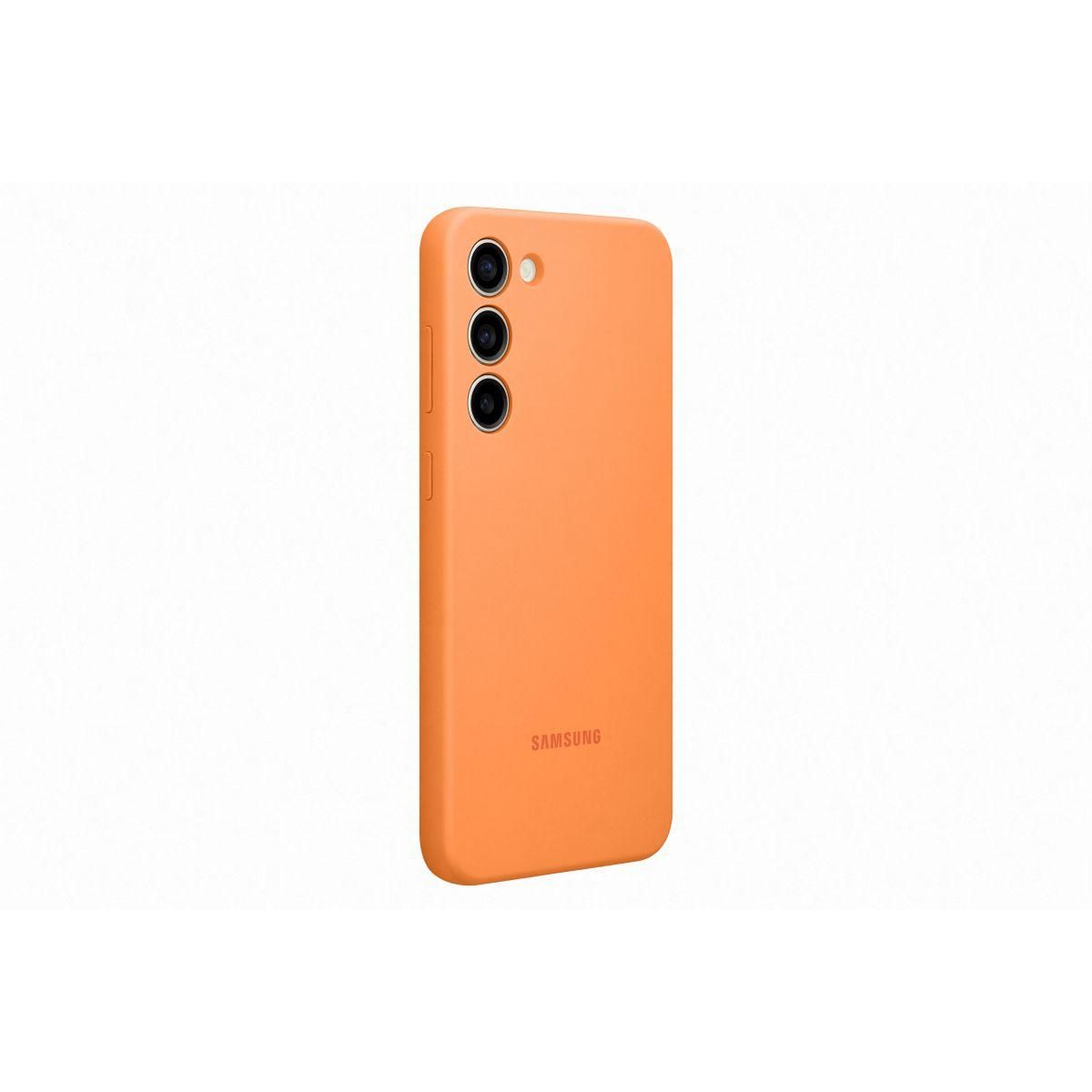 Samsung Coque S23+ Silicone Orange