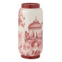 Voir la diapositive 1 : Paris Prix Vase en Porcelaine  Moriko  40cm Rouge & Blanc