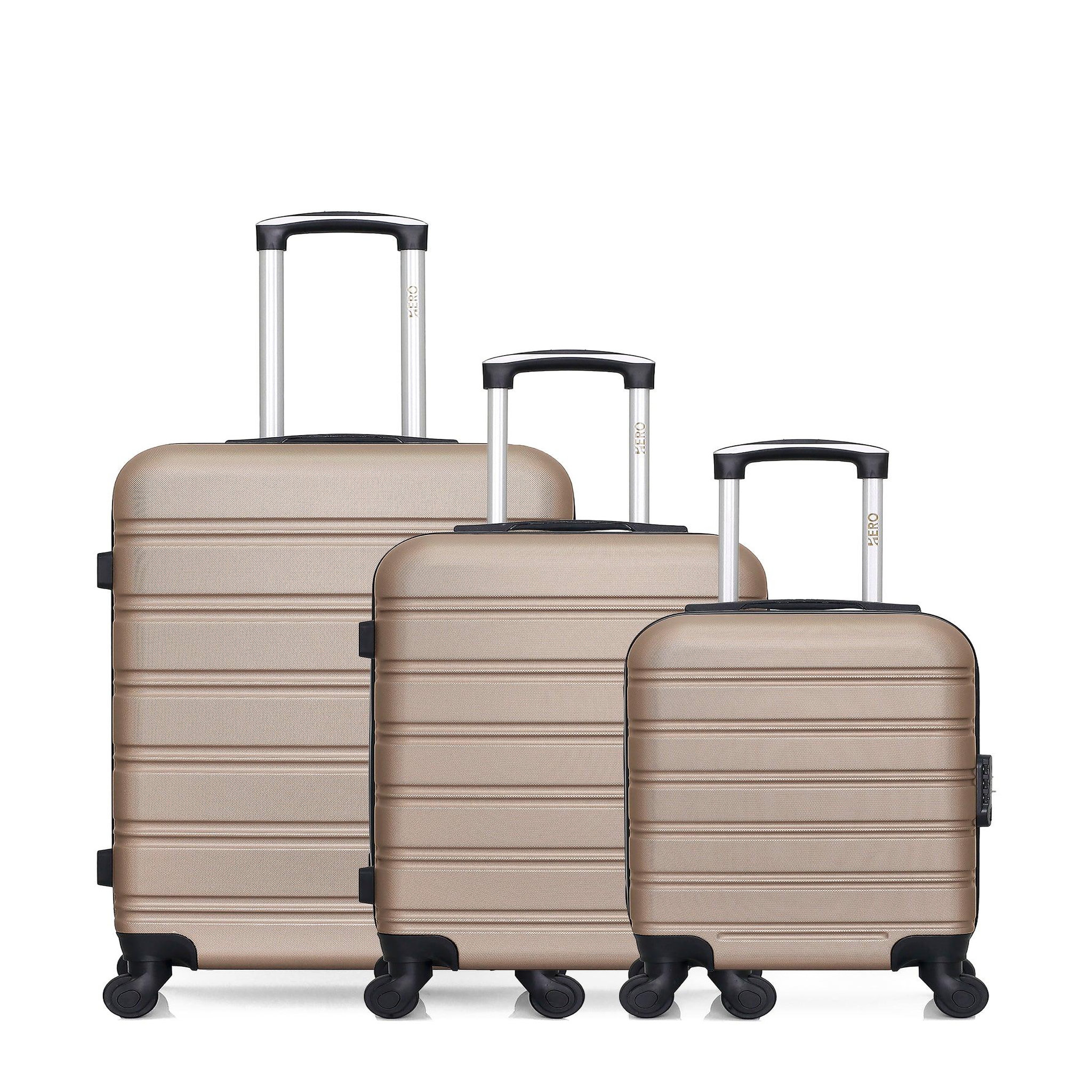 HERO Hero - lot de 3 - valise weekend , valise cabine et valise cabine xxs renoso
