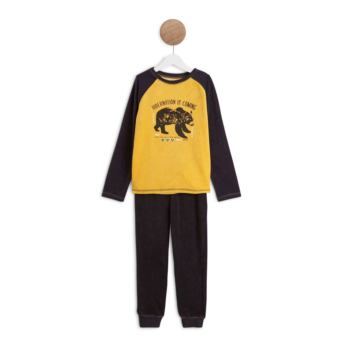 IN EXTENSO Ensemble pyjama velours garçon